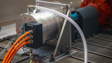 Ausschnitt eines Elektromotors von Additive Drives
